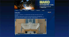 Desktop Screenshot of mako-kovovyroba.sk