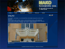 Tablet Screenshot of mako-kovovyroba.sk